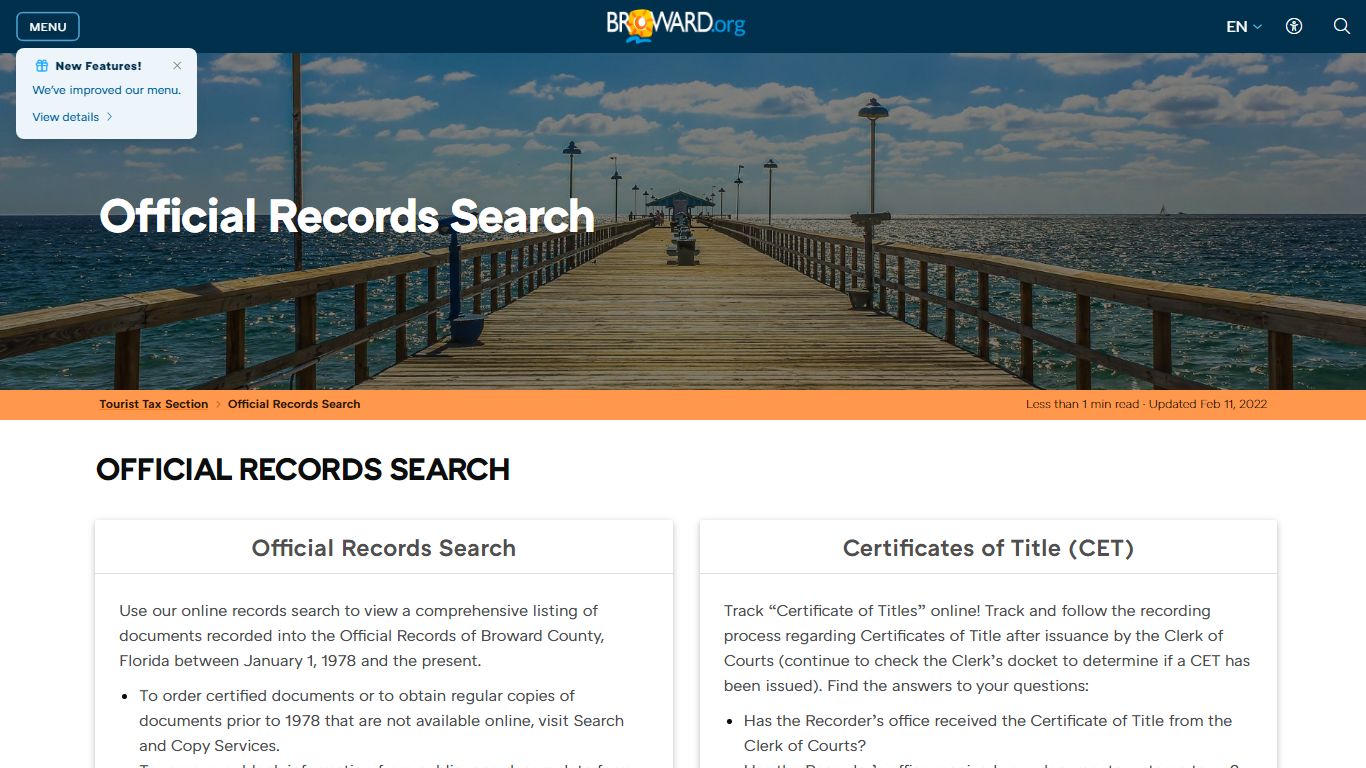 Records Official Records Search - Broward County, Florida